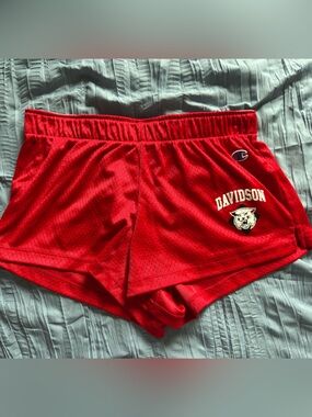Champion Davidson College Red Mesh Athletic Shorts